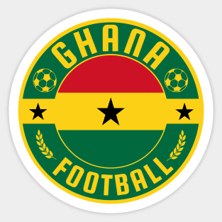 Ghana Football Lover Sticker